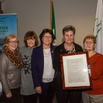 The 1973 Limerick Ladies Soccer team were honoured with  a civic reception commemorating their history-making achievements as Limerick's first ladies team. Picture: Olena Oleksienko/ilovelimerick