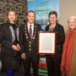 The 1973 Limerick Ladies Soccer team were honoured with  a civic reception commemorating their history-making achievements as Limerick's first ladies team. Picture: Olena Oleksienko/ilovelimerick