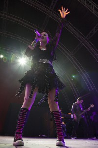 Dolores of The Cranberries performing at Thomond Park for the Special Olympics in 2010. Photo by Dolf Patijn Dolores of The Cranberries performing at Thomond Park for the Special Olympics in 2010. Photo by Dolf Patijn