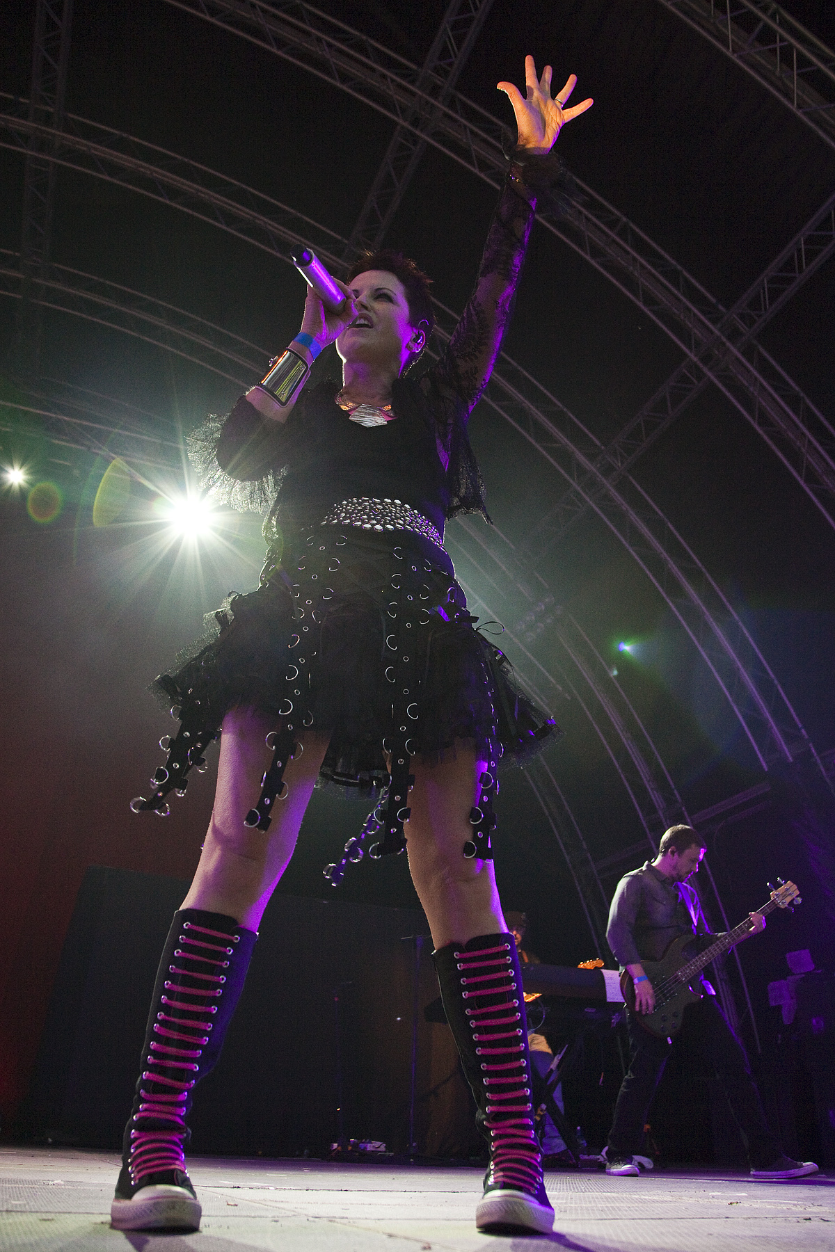 Dolores of The Cranberries performing at Thomond Park for the Special Olympics in 2010. Photo by Dolf Patijn