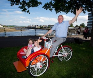 Limerick's inaugural BeSPOKE Festival celebrating Bike Week 2013 is presented by Limerick Smarter Travel and will run from June 14th-23rd and will feature up to 30 events including an interview with cycling legend Greg LeMond. Pictured at the event were Aisling Joyce and Marion Dineen, Limerick Smarter Travel. Pic Sean Curtin Photo.