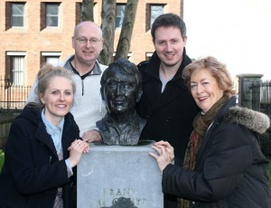 Cara Nolan, Producer, Paul Hurt, Writer, Adam Howell, Composer and Una Heaton, Curator of the Frank McCourt Museum Limerick. Picture Adrian Butler