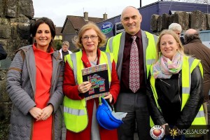 Úna Burns, Communications and Development Officer Novas , Jan O'Sullivan, Minister of State with Special Responsibility for Housing, Michael Goulding, CEO Novas, Anne Cronin, Head of Homeless Services Novas. Picture: Noel Salisid