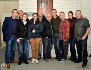 Pictured ahead of the meeting were: Sinn Fein Cllr Maurice Quinlivan, who proposed the motion, Dave Cuddihy, Sinead Leahy, Lisa Daly, Evan Kennedy, Mike Shinnors, Richard Lynch, Cillian Fitzgearld, Rachel Prior, and Labour Cllr Tom Shortt. Picture: David Woodland