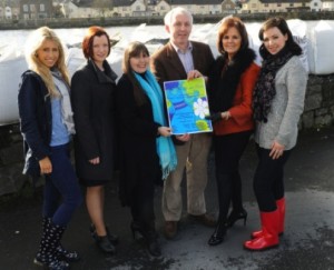 Orla Hickey, Mairead McMullin, organiser Mary Honan, Gerry Garvey, Hilary Thompson and Lisa Meehan at the launch of the Fashion With Heart. Picture: Gareth Williams