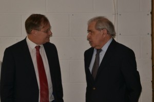 Pictured: Conn Murray, Limerick City & County Manager; Tom O’Donnell, former Chairperson of PAUL Partnership.
