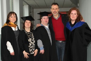 At the LIT Leadership and Advocacy Graduation - Richard with Martina Neylon, Christine Delaney, Garry Laird and Jennifer Moran Stritch