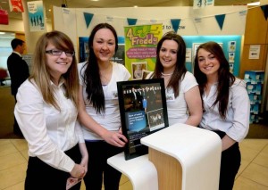 The 4Freddy Team is made up of 4 girls (Emma Cullen, Molly Power, Laura Ryan and Katie Whelan) from Ardscoil Mhuire, Corbally, Limerick.