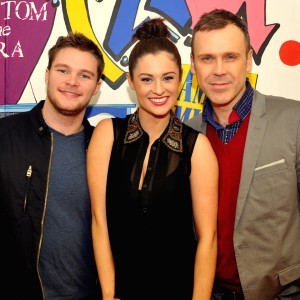 Richard pictured with Jack Reynor and Madeline Mulqueen who are both guests at this years Richard Harris Film Festival in Limerick. Picture: David  Woodland
