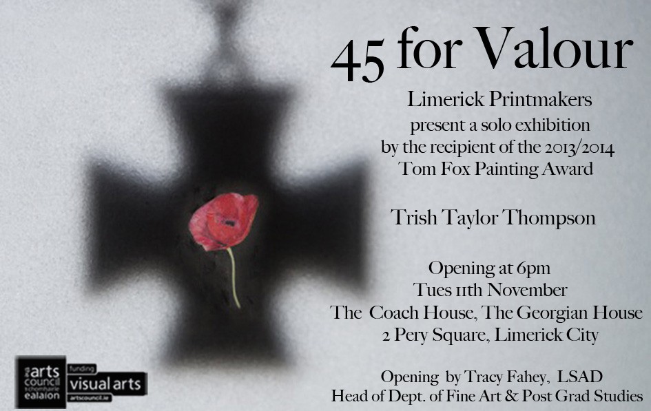 45 for Valour exhibition by Trish Taylor Thompson