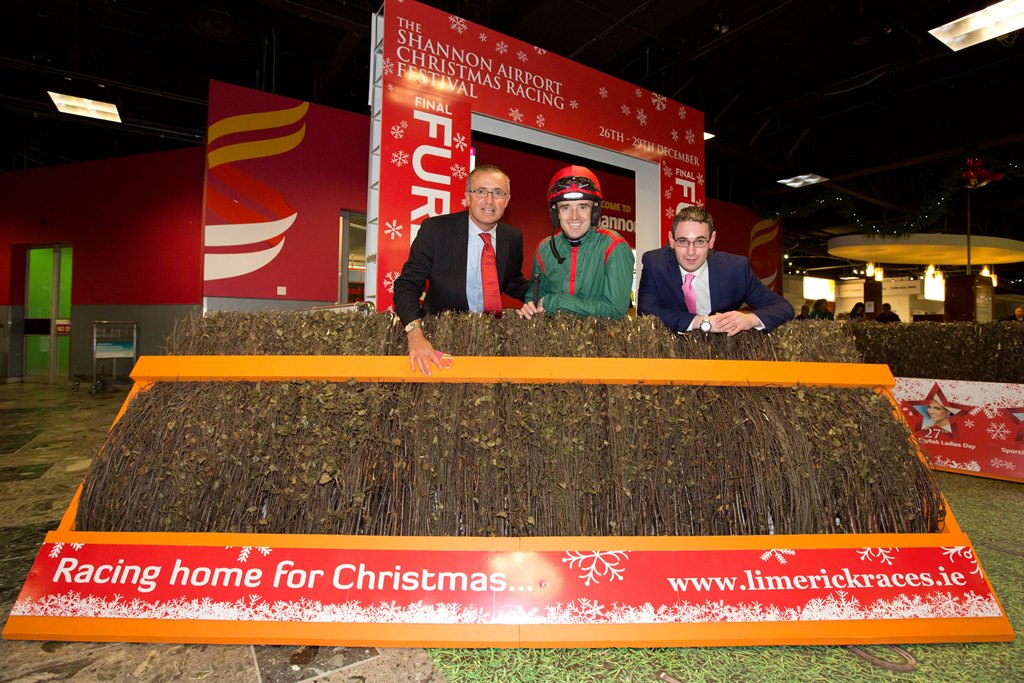 Ruby Walsh launches the Shannon Airport Christmas Racing Festival at Limerick Racecourse