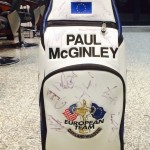 A signed bag by Paul McGinley who won the 2004 Ryder Cup will be auctioned off to raise funds for the charity.