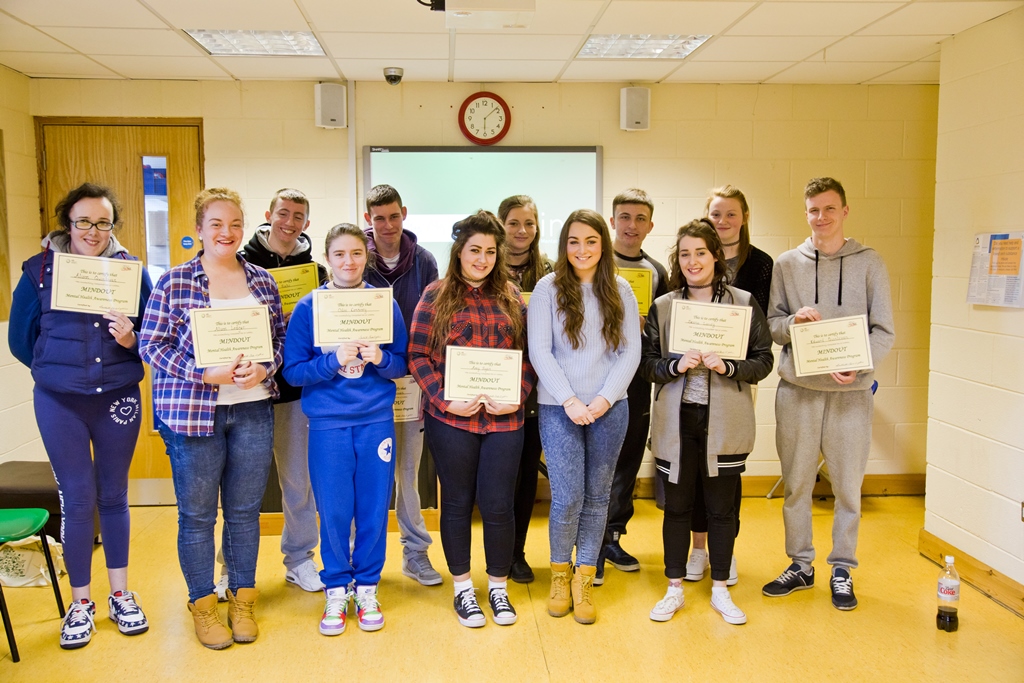 Southill teens complete Mindout Mental Health Awareness Programme 2015