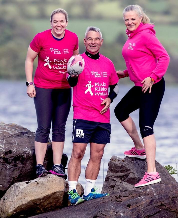 Niamh Briggs supports Killaloe Pink Ribbon Walk 2015