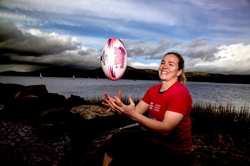 Niamh Briggs supports Killaloe Pink Ribbon Walk 2015