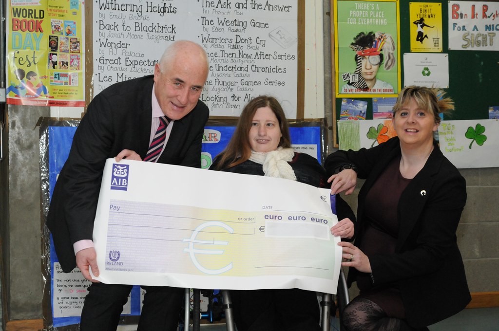 Principal's Fundraiser results in €2500 for Mid-West Spina Bifida & Hydrocephalus Association