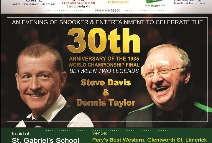 Snooker evening in aid of St Gabriels School & Centre