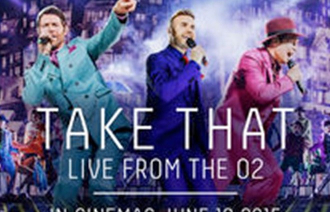 Take That tour streamed live at ODEON Limerick