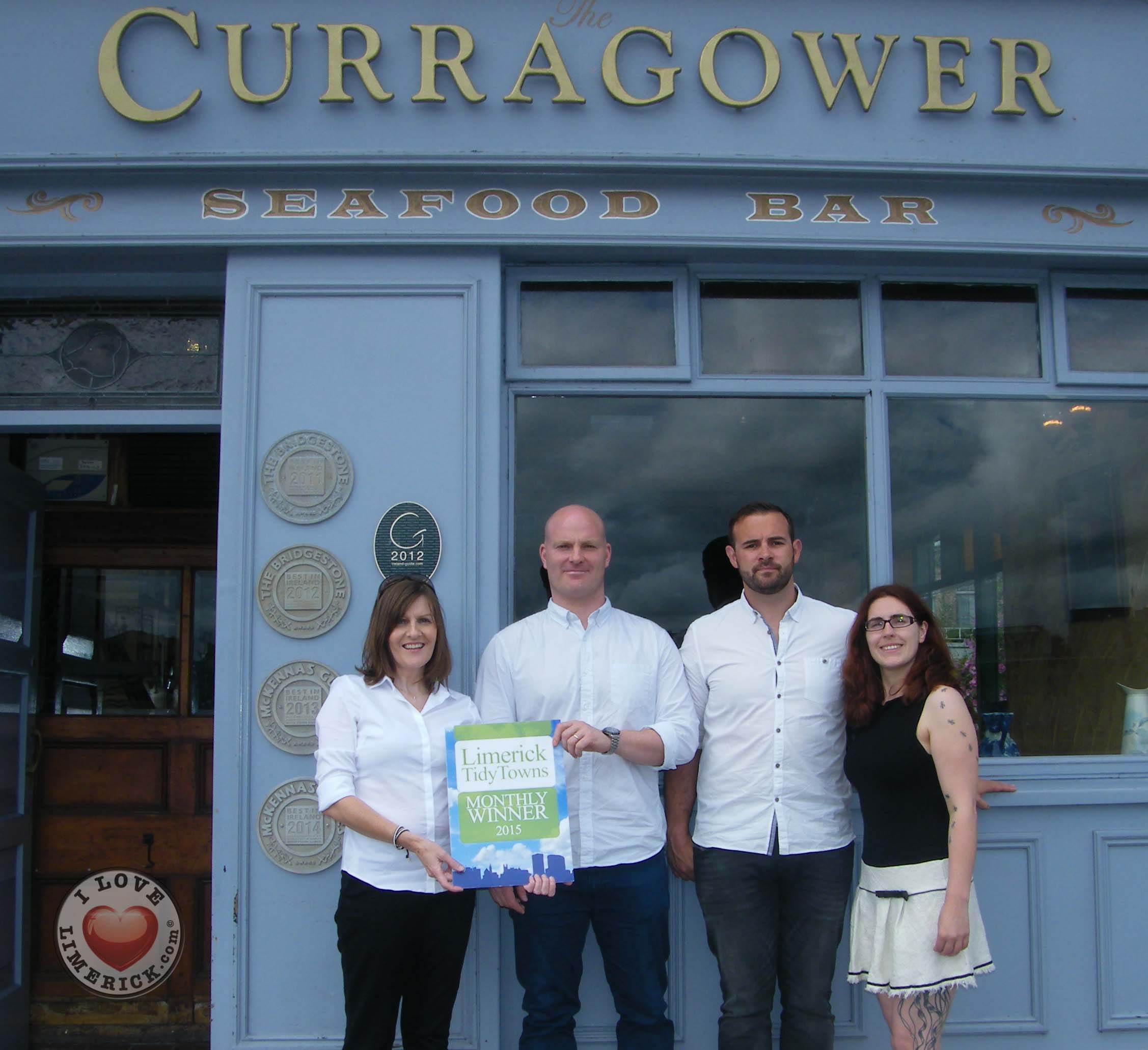 The Curragower seafood bar wins award from Limerick Tidy Towns for August