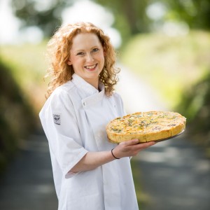 Pictured with the winning quiche is Chef Mary Lane, The Artisan Food Factory, Masterchefs.