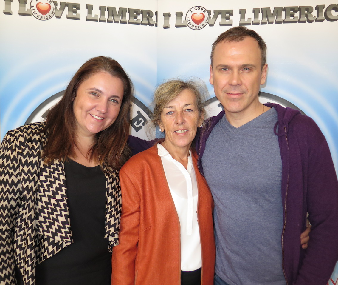 Richard with Suzi Buttons of Lorna Byrne Foundation and Bernadette Kenny of Bluebox.