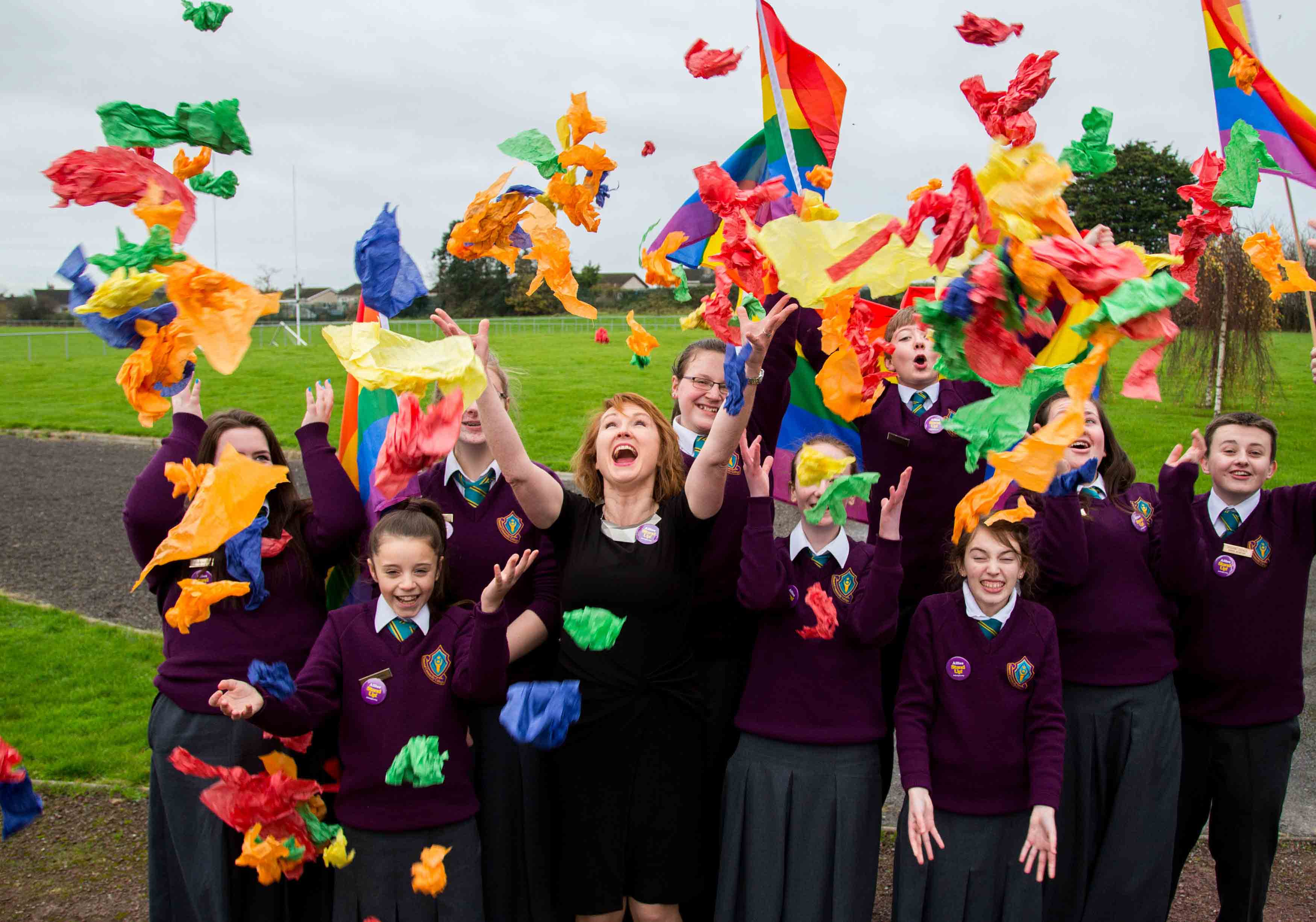 Stand Up week launch in Limerick on behalf of BeLonG To