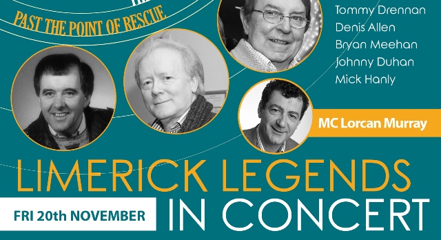 Limerick Legends Live in Concert fundraising for three Limerick Schools
