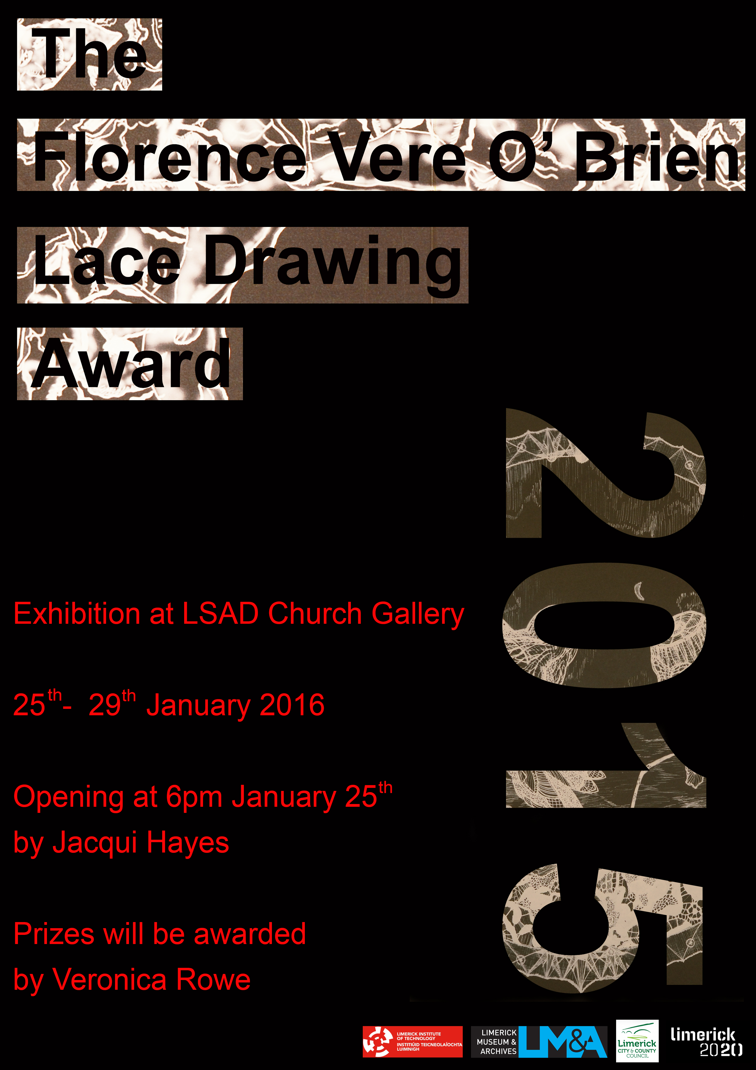 LSAD lace up Church Gallery exhibition 2016