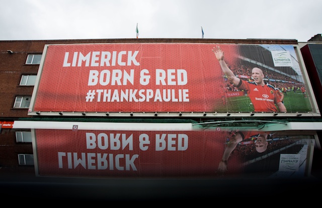 Limerick honours Paul O'Connell