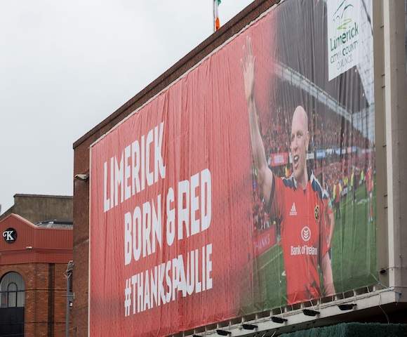 Limerick honours Paul O'Connell