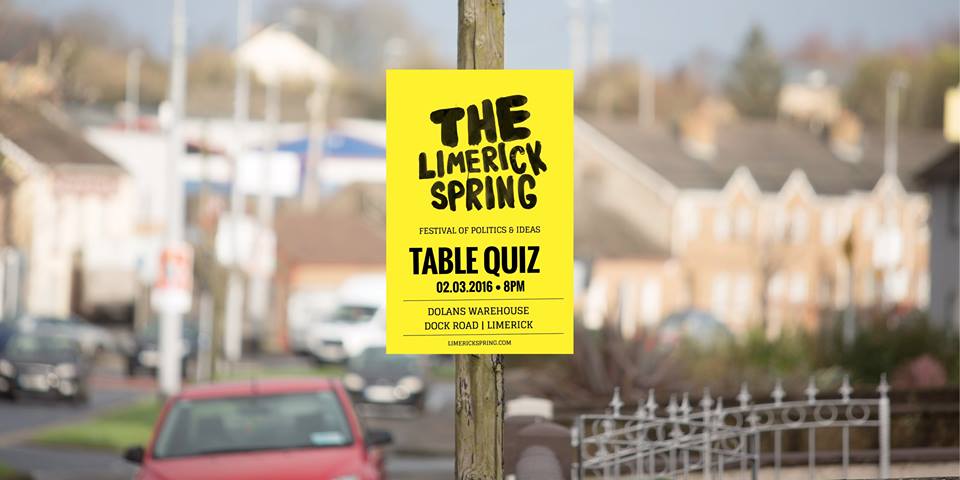 Limerick Spring Table Quiz