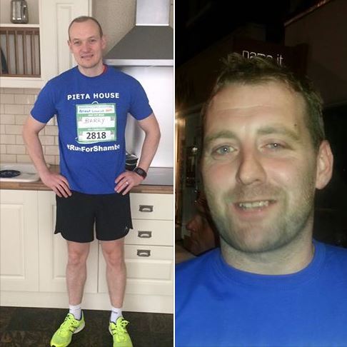 Barry Kennedy Pieta House Pictured above: On the Left Barry Kennedy, On the Right Seamus O Reilly
