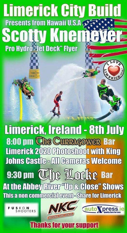 Scotty Knemeyer Pro JetDeck Flyer will perform Limerick