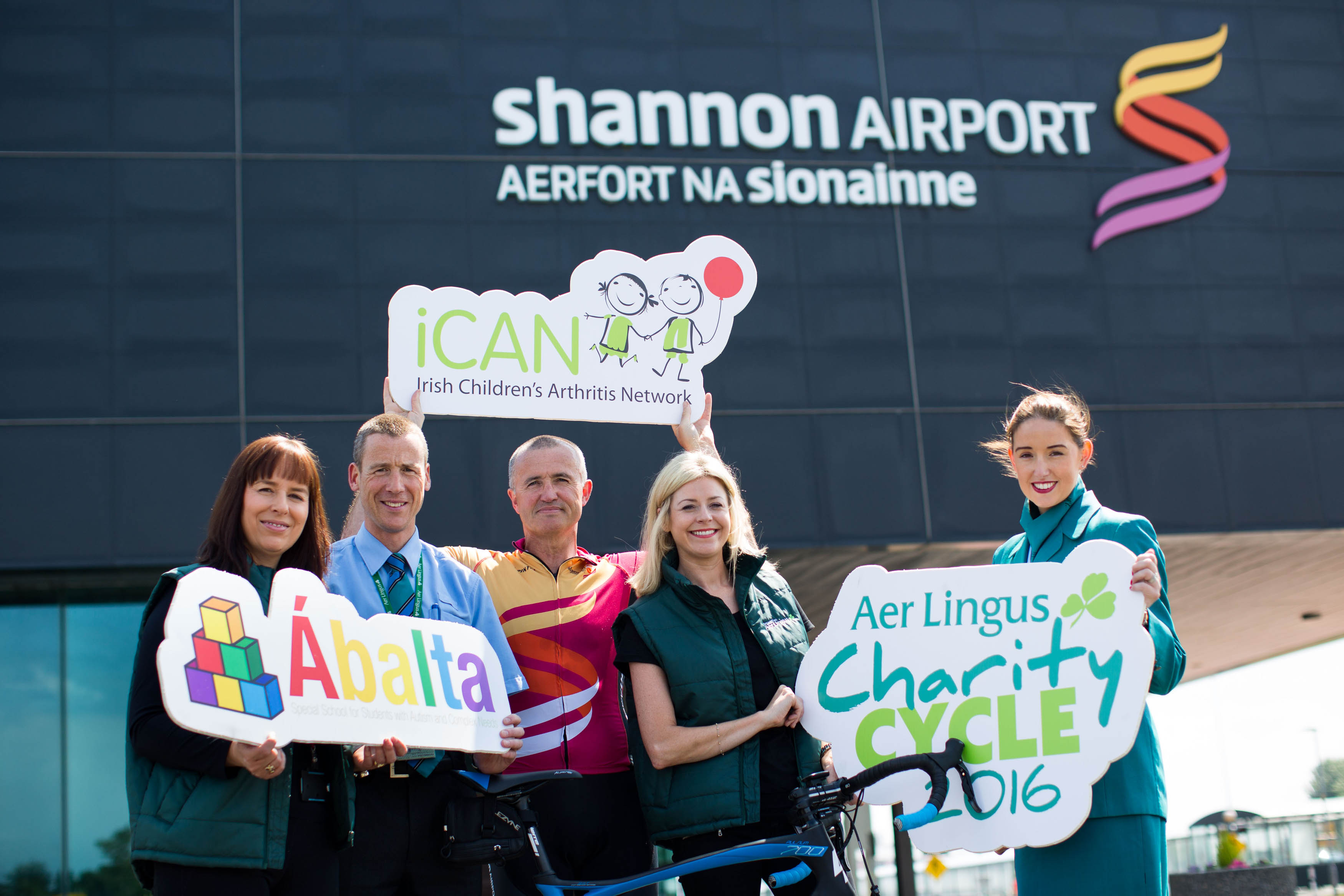 Shannon Airport Aer Lingus Charity Cycle July 2016