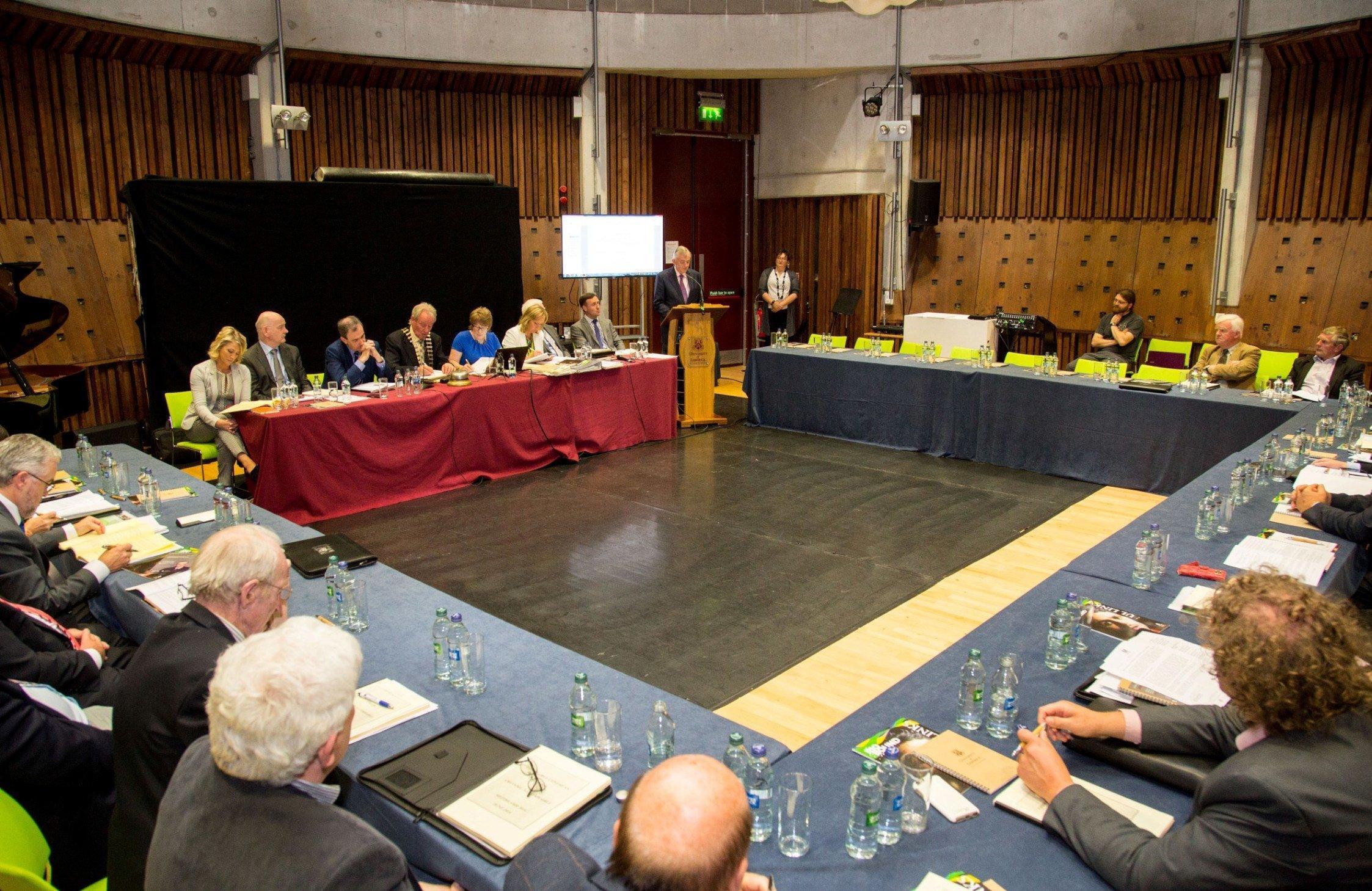 Clare County Council University of Limerick Historic Meeting. Picture by Alan Place/Fusion Shooters