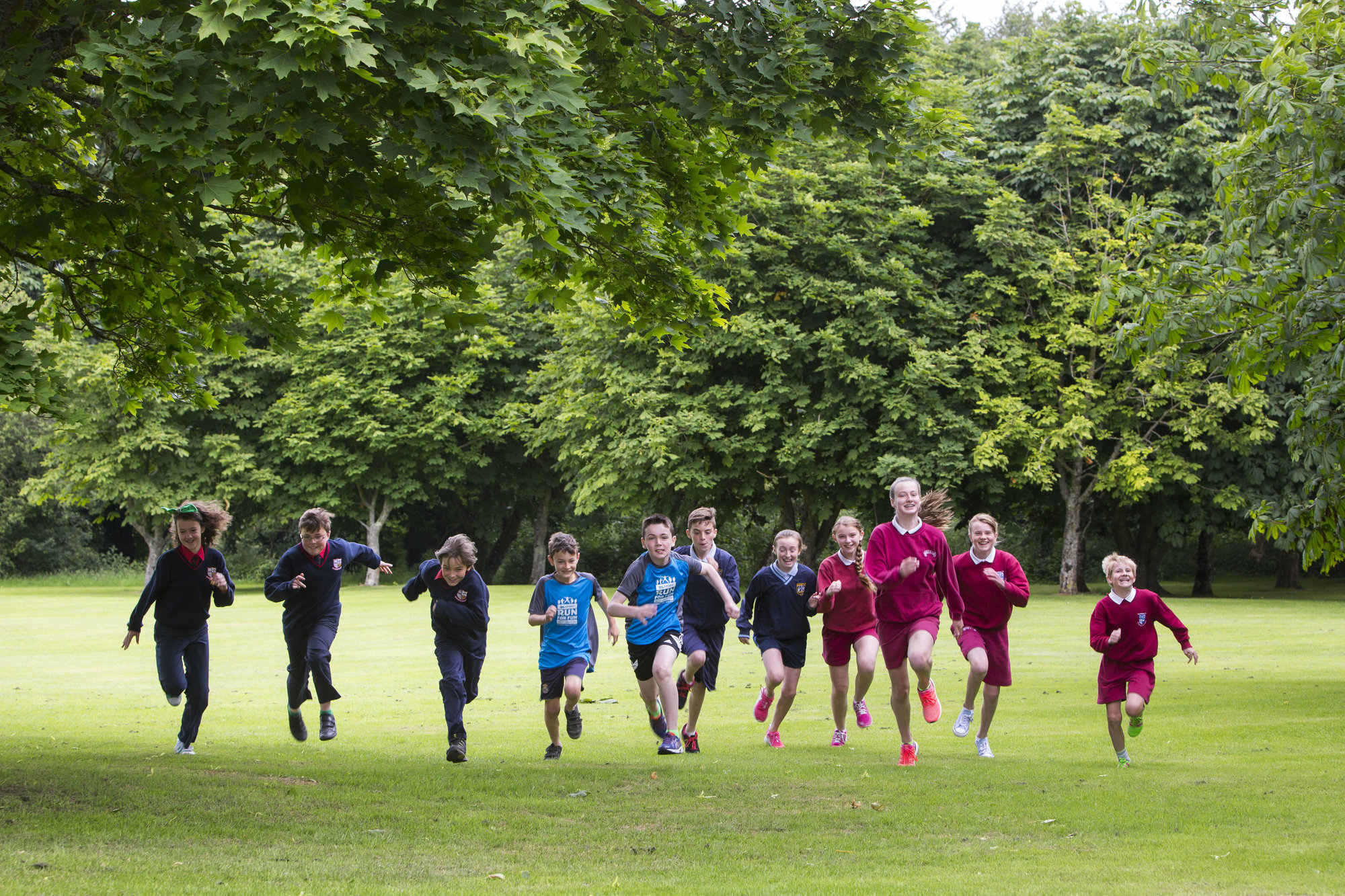 Great Limerick Run Kids Run Pictured above is students who took place in the run. Picture: Oisin McHugh/FusionShooters.