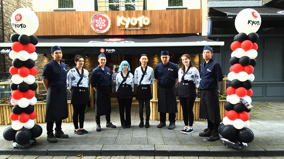 Kyoto Sushi and Noodle Staff. Picture courtesy Kyoto