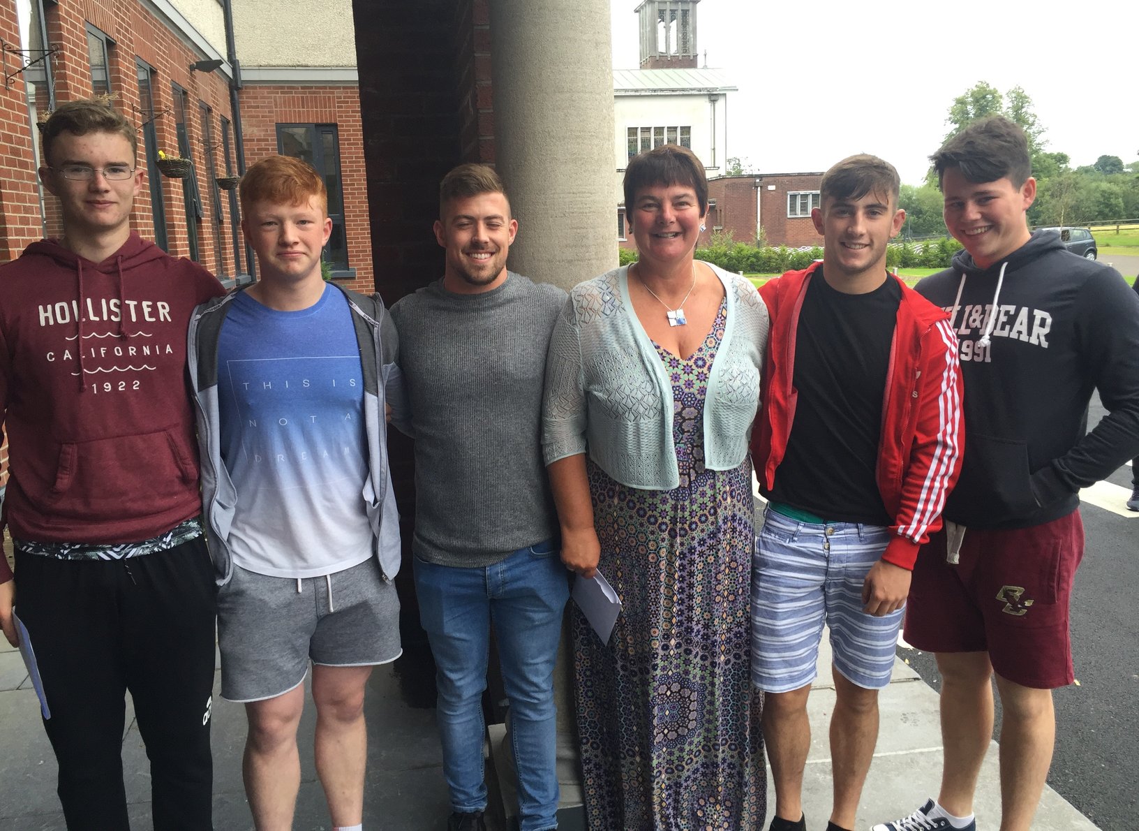 mark rowley limerick st munchins college leaving cert students jump for joy mark rowley limerick st munchins college leaving cert students jump for joy