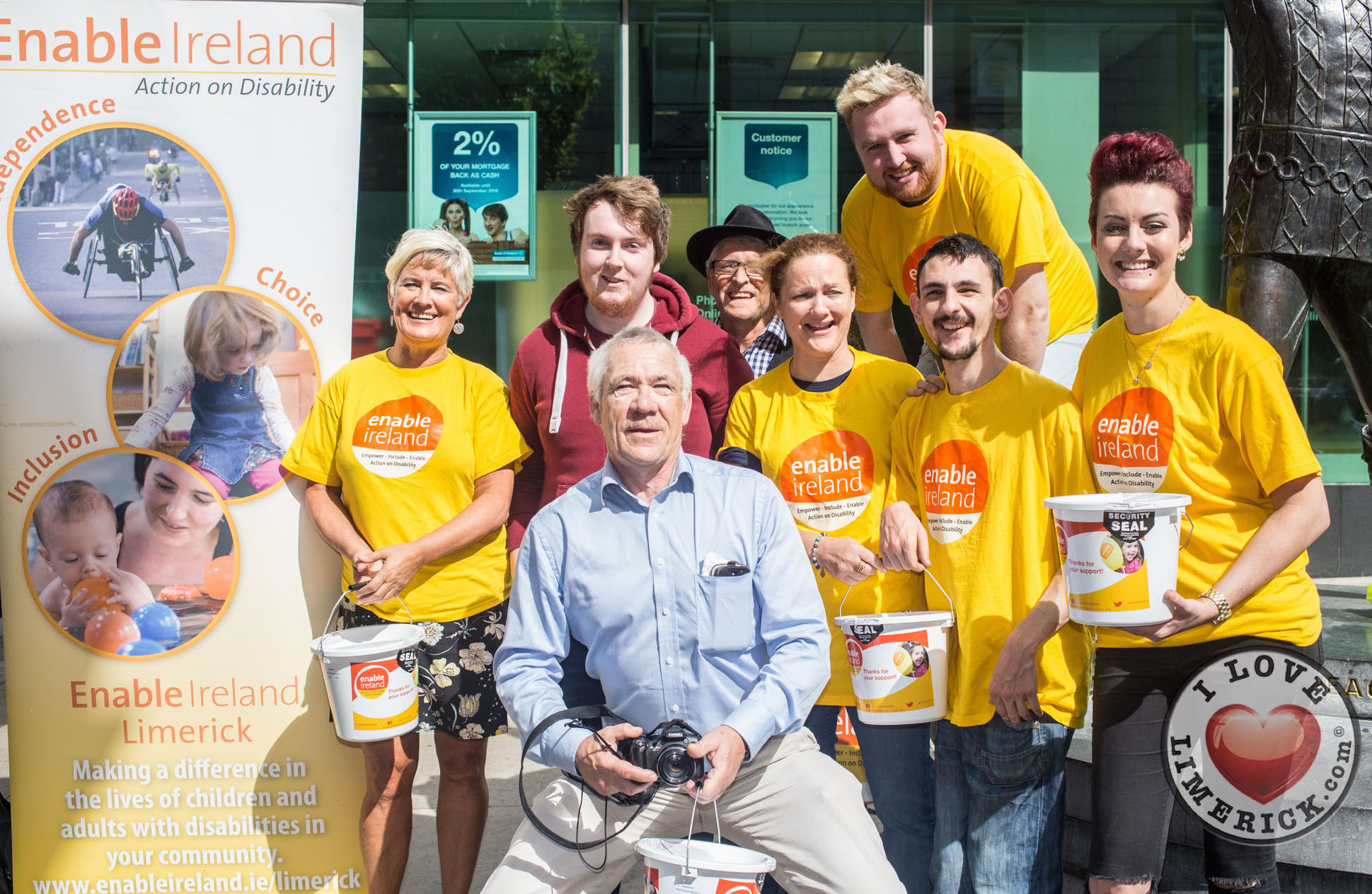 Quantum Leap Enable Ireland Busking Fundraiser. Enable Ireland Centre Castleconnell