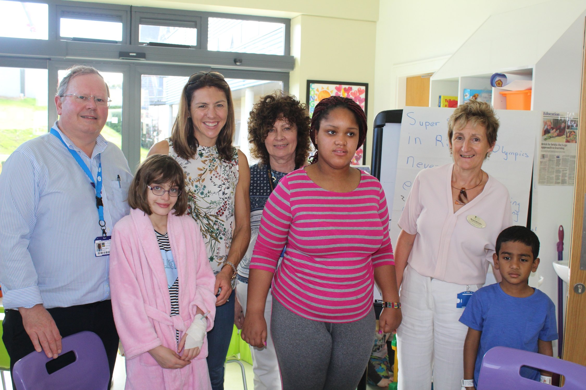 Sinead Jennings visits UHL Childrens Ark