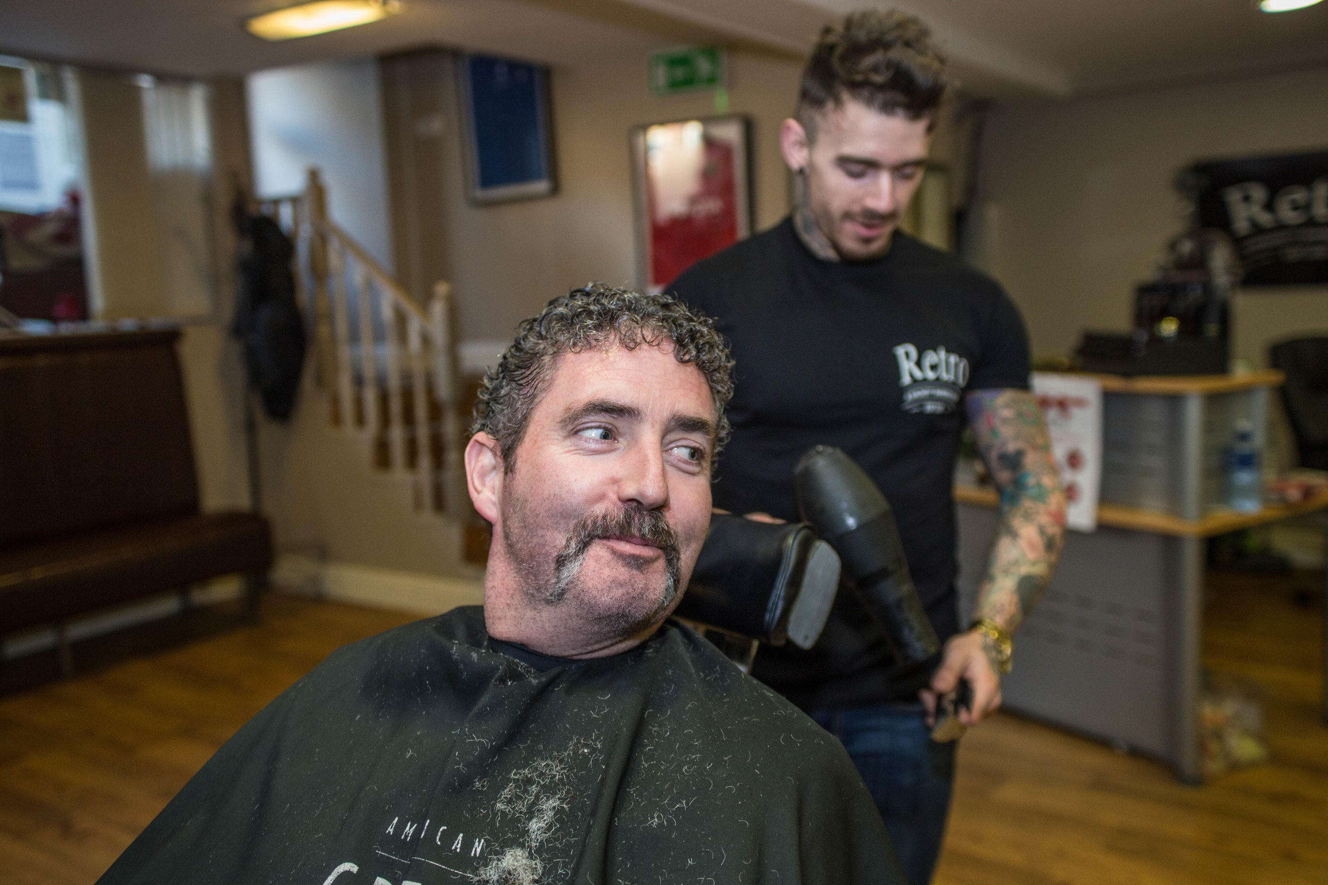 Bus Eireann members Movember Milford Hospice fundraiser