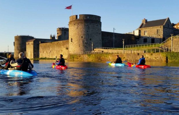 limerick city kayak tour guided kayak tour right through the heart