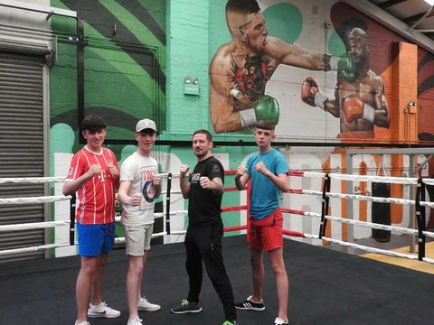 Limerick Youth Service Conor McGregor gym visit