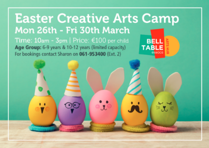 Belltable Easter creative arts camp