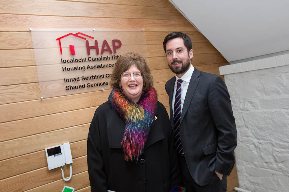 HAP Shared Service Centre with Minister Murphy and Senator Maria Byrne