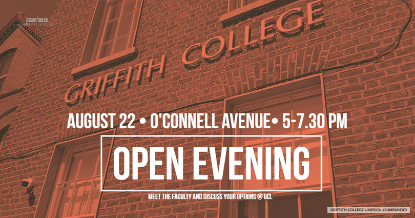 Griffith College Limerick open days