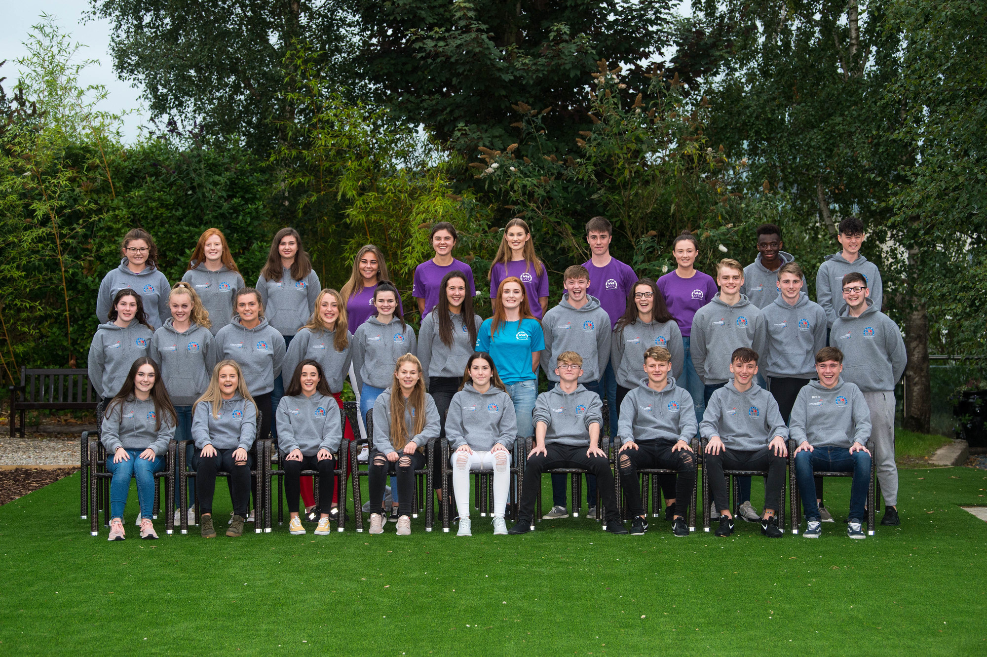 The VIP 2017/2018 group. Limerick Sports Partnership VIP (Voluntary Inspired Participation) programme graduation 2018. Photo by Diarmuid Greene