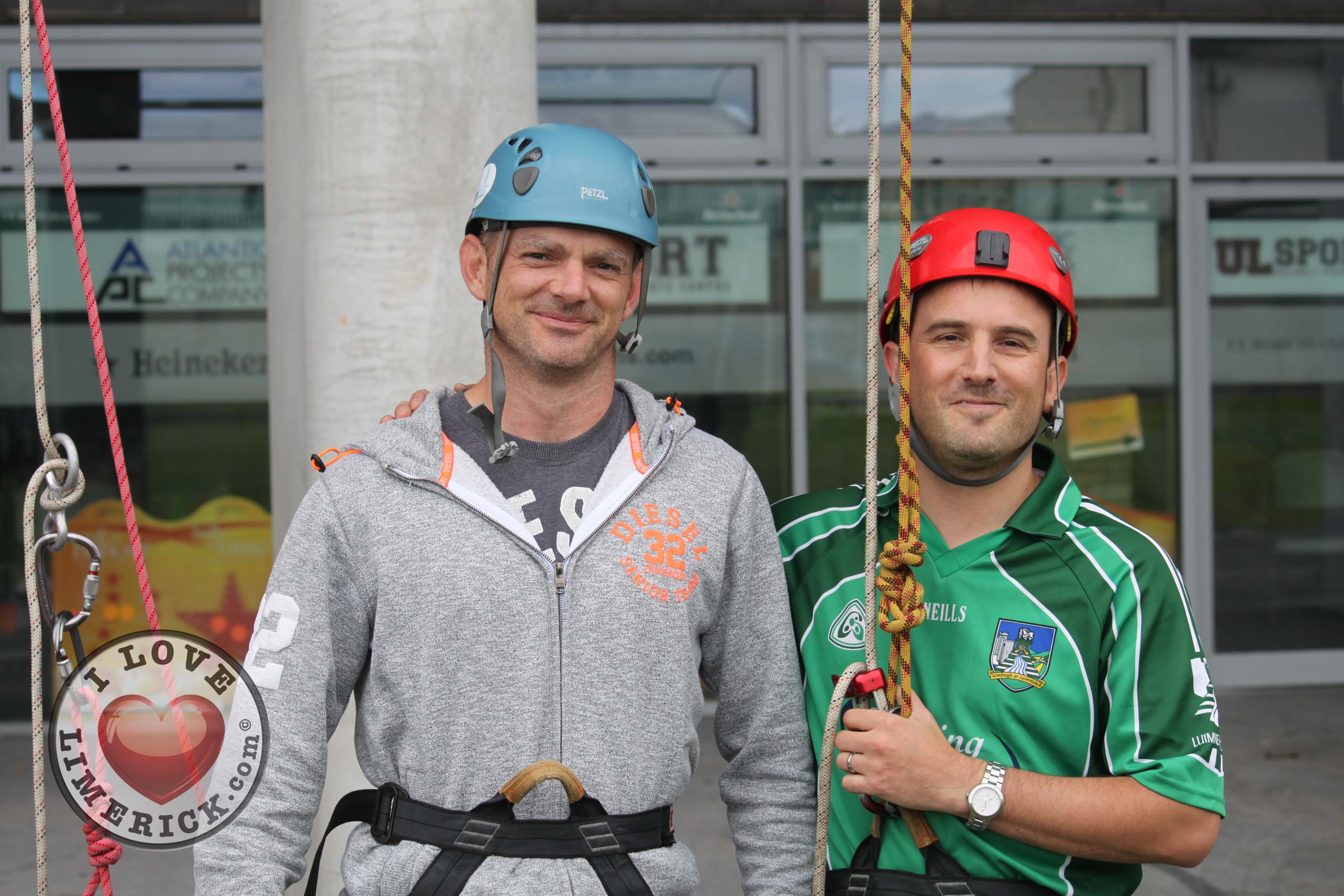 Abseiling Thomond Park