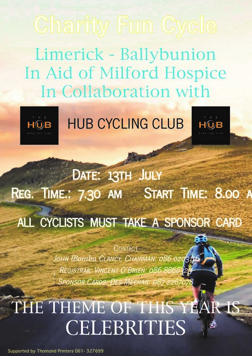 charity cycle to ballybunion