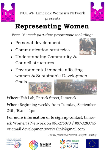 Limerick women’s network presents Representing Women